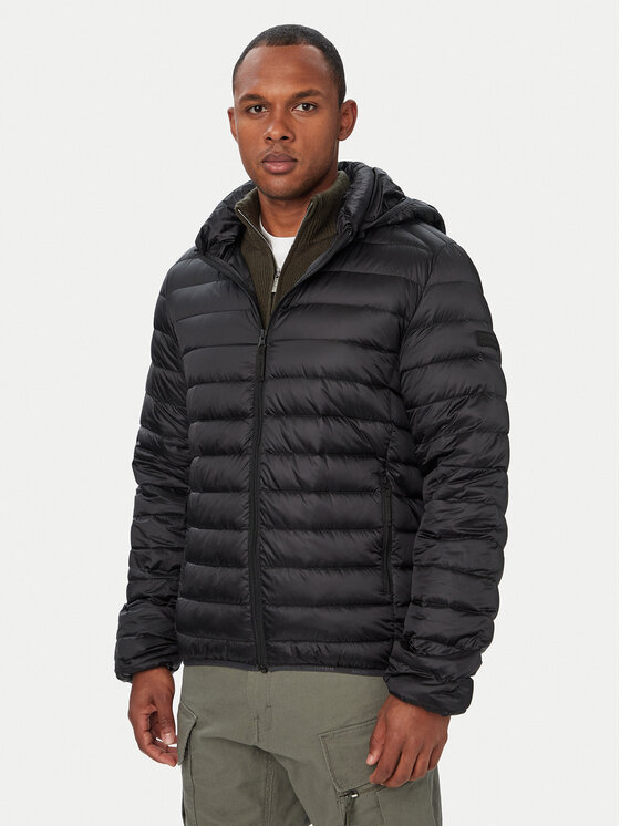 Hunter Kurtka puchowa 62KUMP1000 Czarny Regular Fit