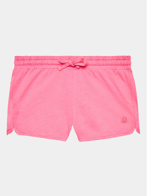 United Colors Of Benetton Szorty sportowe 3I1XG900N Różowy Regular Fit