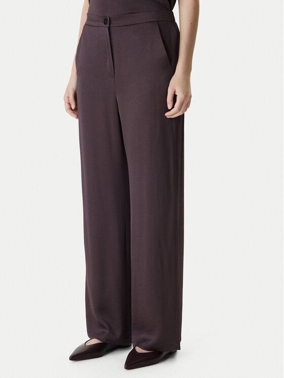 Marella Spodnie materiałowe Robinia2 2615131281 Brązowy Straight Fit
