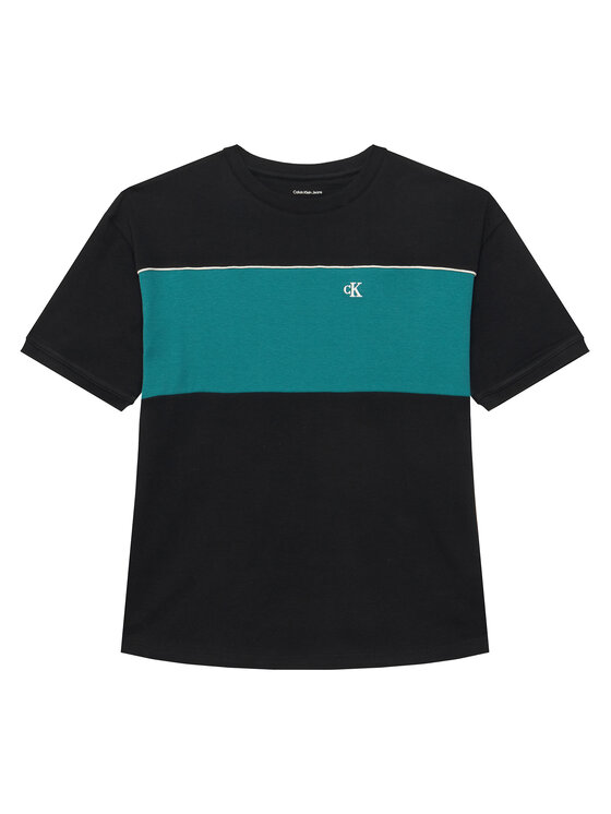 Calvin Klein Jeans T-Shirt LVCKTJA41B Czarny Regular Fit
