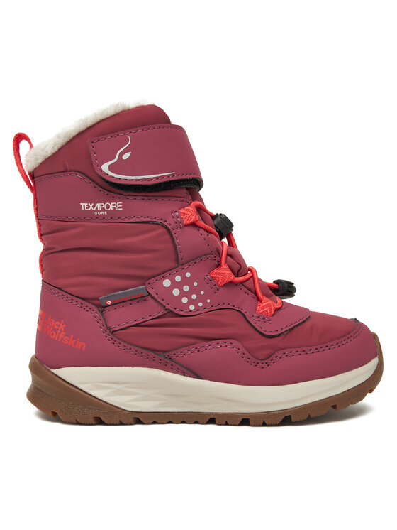 Jack Wolfskin Śniegowce Polar Bear-g Texapore High Vc K Różowy