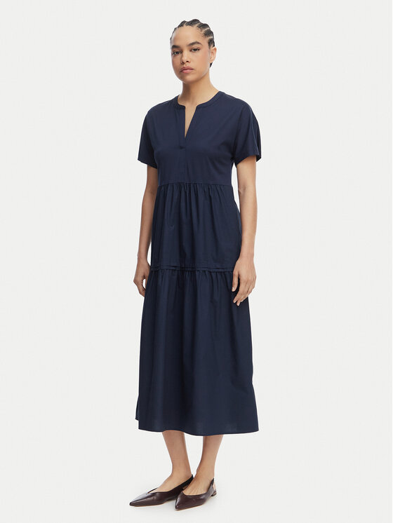 Weekend Max Mara Sukienka letnia Capsula 2615621032 Granatowy Regular Fit