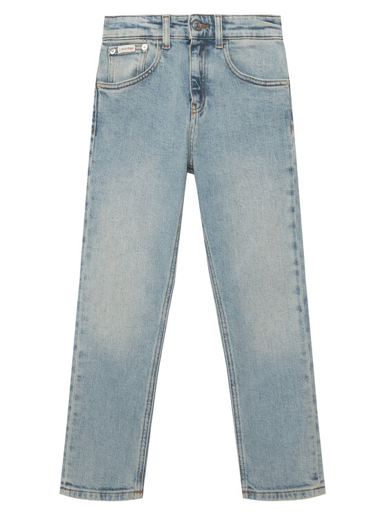 Calvin Klein Jeans Jeansy Dad Dante LVCKTJC20B Niebieski Regular Fit