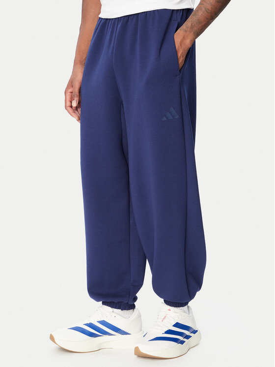 adidas Spodnie dresowe Soft Lux KS2775 Niebieski Loose Fit
