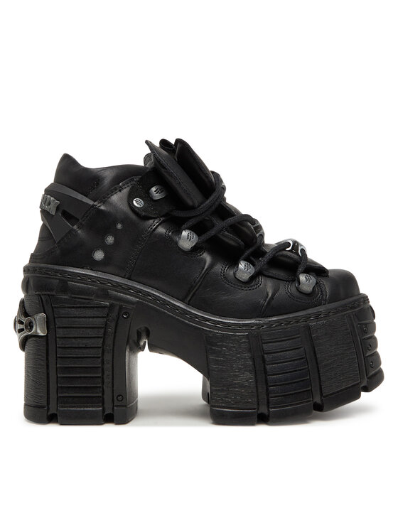 NEW ROCK Botki M-TM106-C2 Czarny