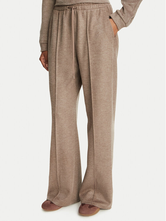 Weekend Max Mara Spodnie dresowe Tenda 2625786022 Brązowy jasny Relaxed Fit
