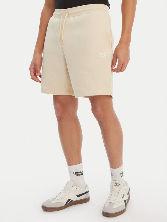 Reebok Szorty sportowe Bazunu RK25558CCM Beżowy Regular Fit