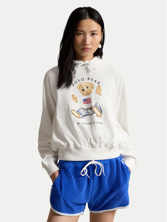 Polo Ralph Lauren Bluza 211A12745001 Biały Regular Fit