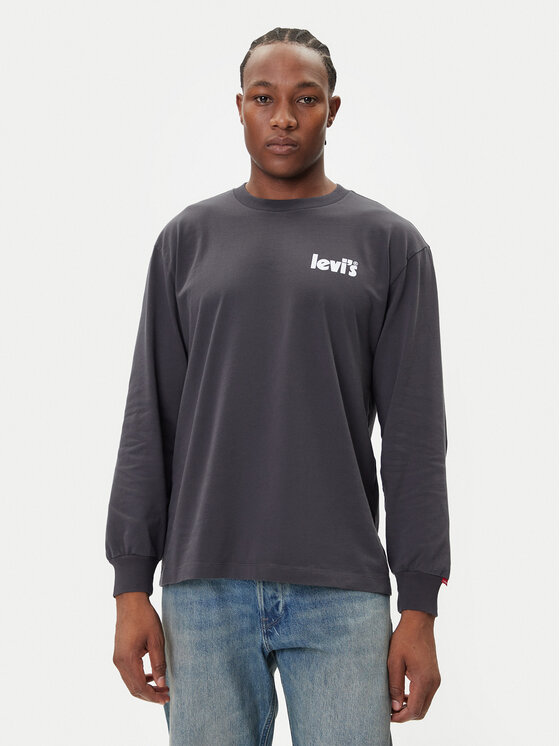 Levi's® Longsleeve Authentic 005N7-0001 Czarny Regular Fit