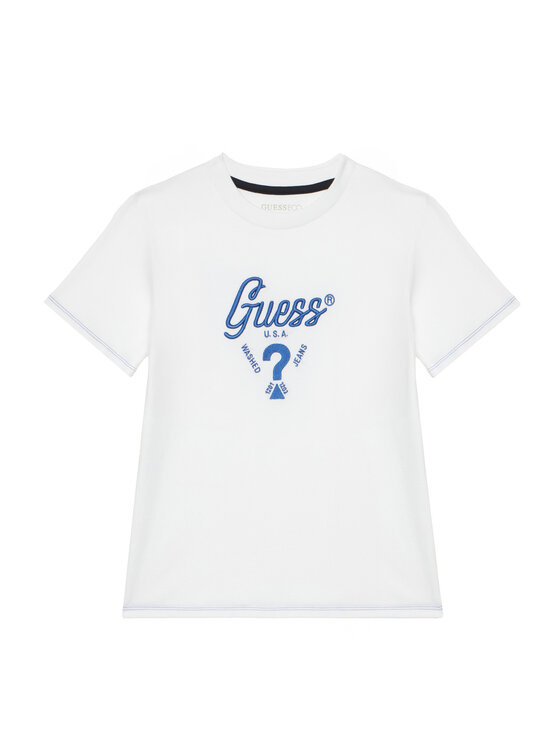 Guess T-Shirt L6GI06 K8HM4 Biały Relaxed Fit