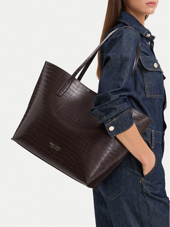 Nine West Torebka CEO-GENTLE GLAM-LDA9920 Brązowy