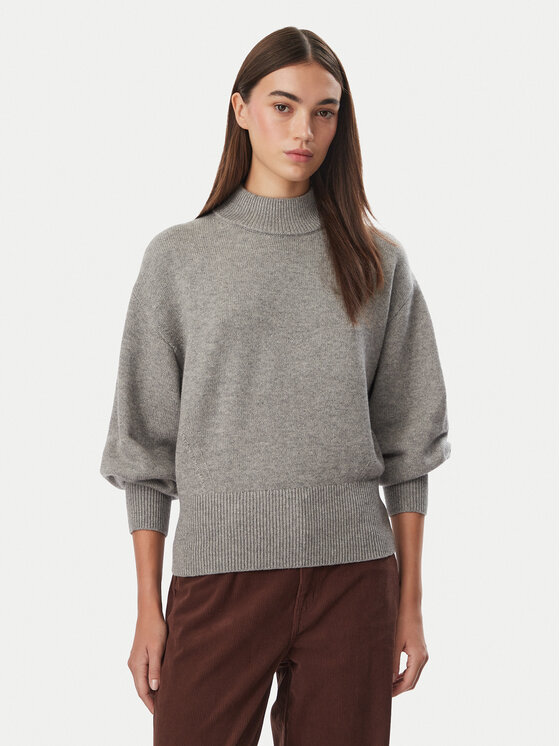 HUGO Sweter Sorellenio  50569389 Szary Relaxed Fit