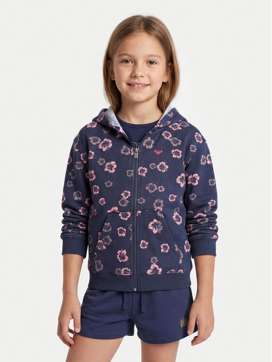 Roxy Bluza Twenty Five Miles ERGFT04024 Granatowy Relaxed Fit