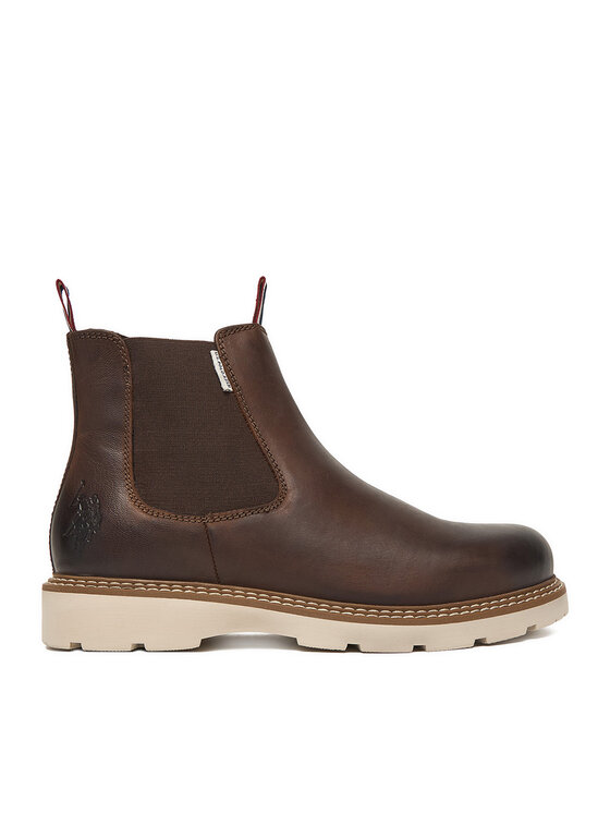 U.S. Polo Assn. Sztyblety EO-PATRIZ002M/ELE1 Brązowy