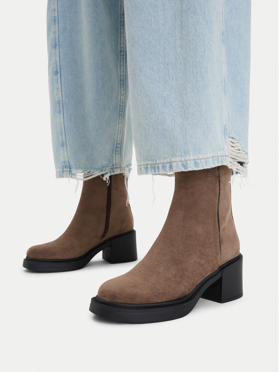 MEXX Botki EO-MI001707463W Brązowy