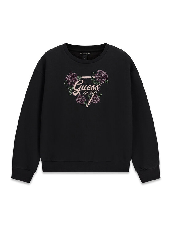 Guess Bluza J6BQ13 K6100 Czarny Relaxed Fit