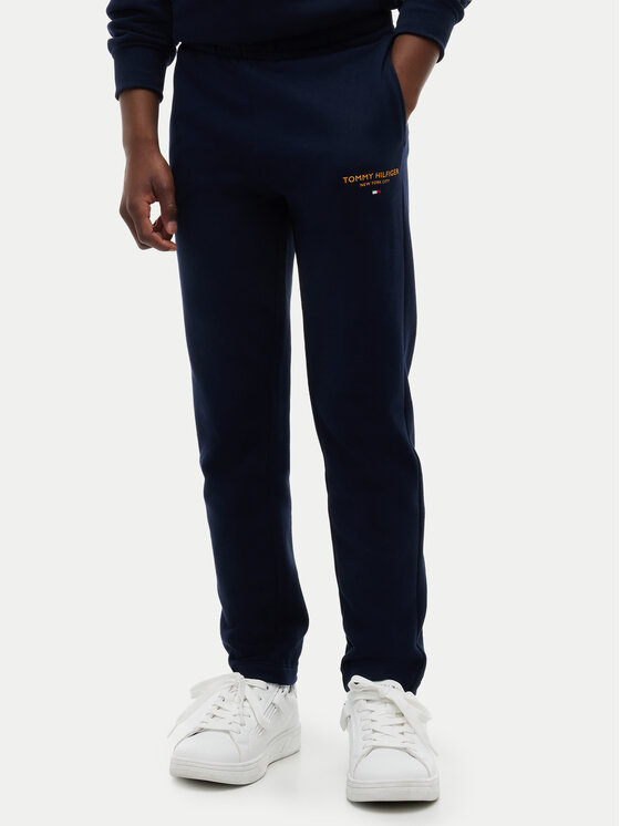 Tommy Hilfiger Spodnie dresowe Essential KB0KB10772 Granatowy Regular Fit