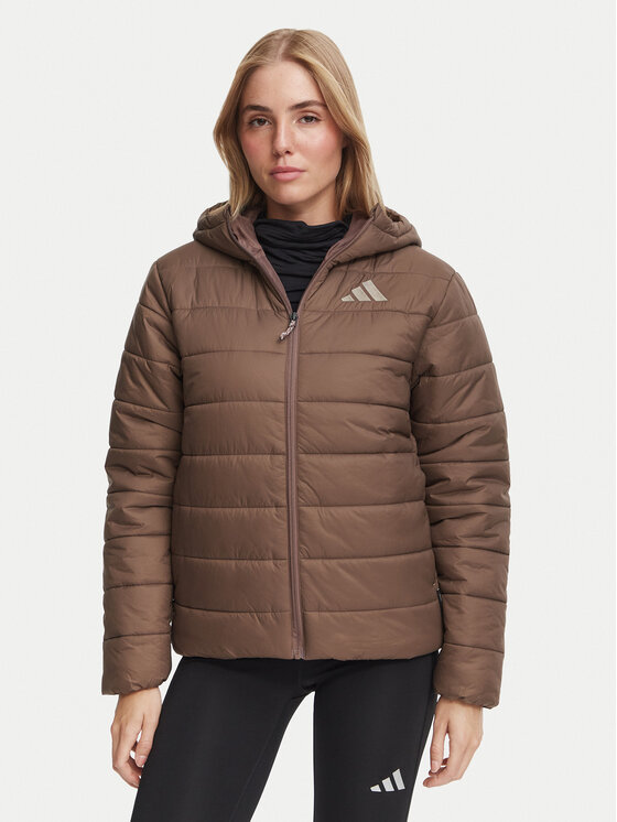 adidas Kurtka outdoor Terrex Multi Essentials Climawarm Insulated Hooded Jacket KX4232 Brązowy Regular Fit