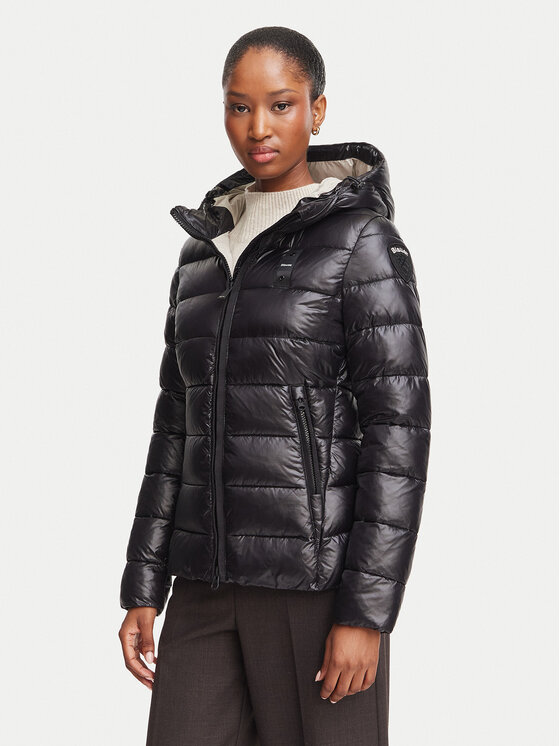 Blauer Kurtka zimowa Caroll 26WBLDC02070 Czarny Regular Fit