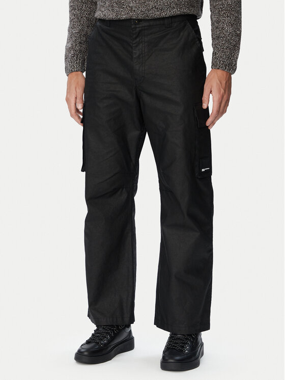 Karl Lagerfeld Jeans Spodnie cargo B4M10071 Czarny Regular Fit