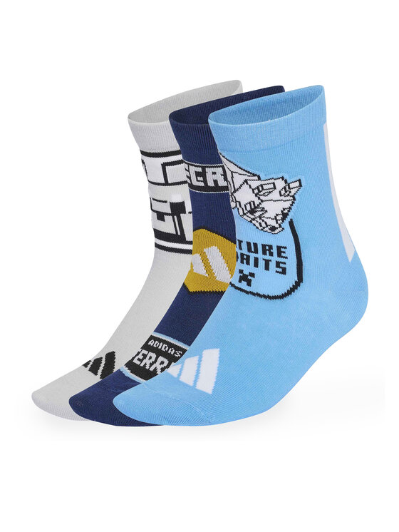 adidas Skarpety długie Adidas Minecraft Youth Socks HZ9518 Kolorowy