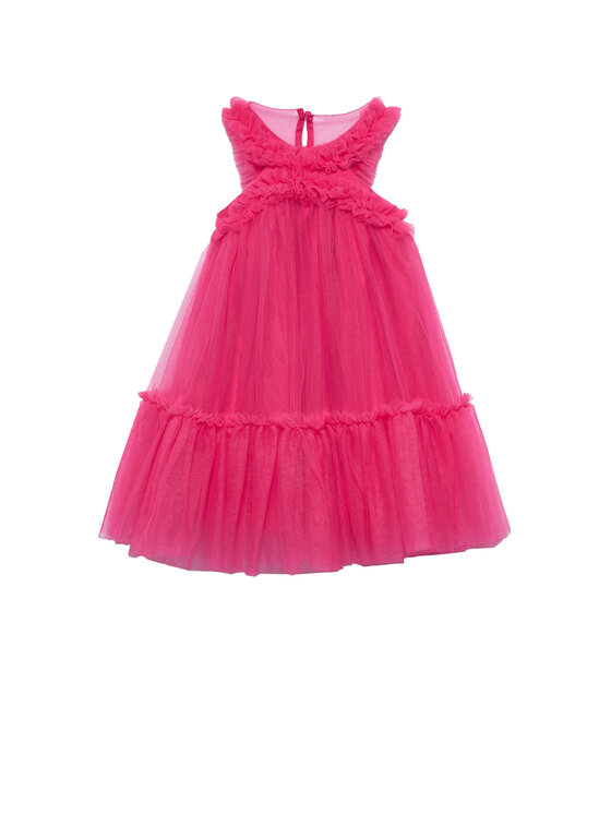 Abel & Lula Sukienka elegancka 5036 Różowy Regular Fit