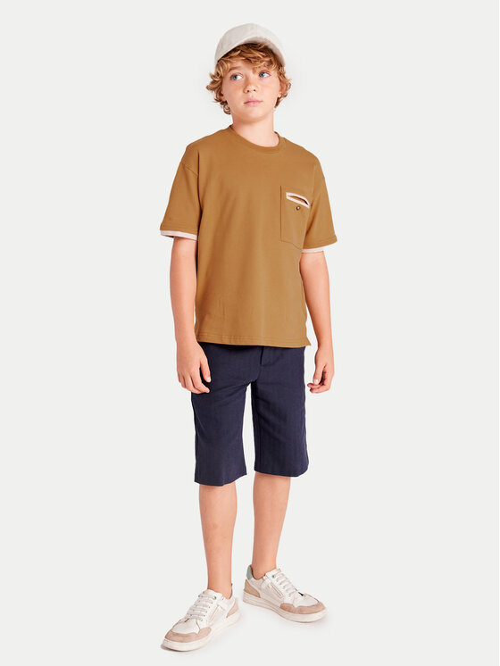 Mayoral T-Shirt 6004 Brązowy Regular Fit