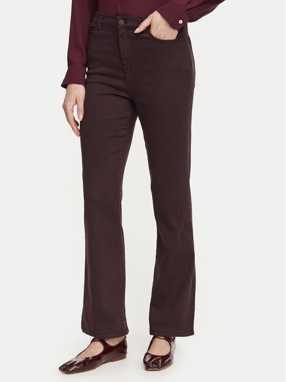 Marella Jeansy Favetta 2623136035 Bordowy Regular Fit