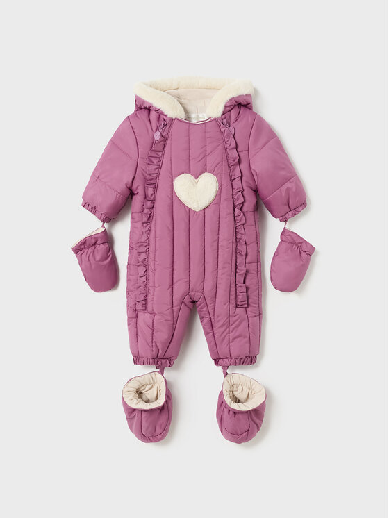 Mayoral Kombinezon zimowy 2.675 Fioletowy Regular Fit