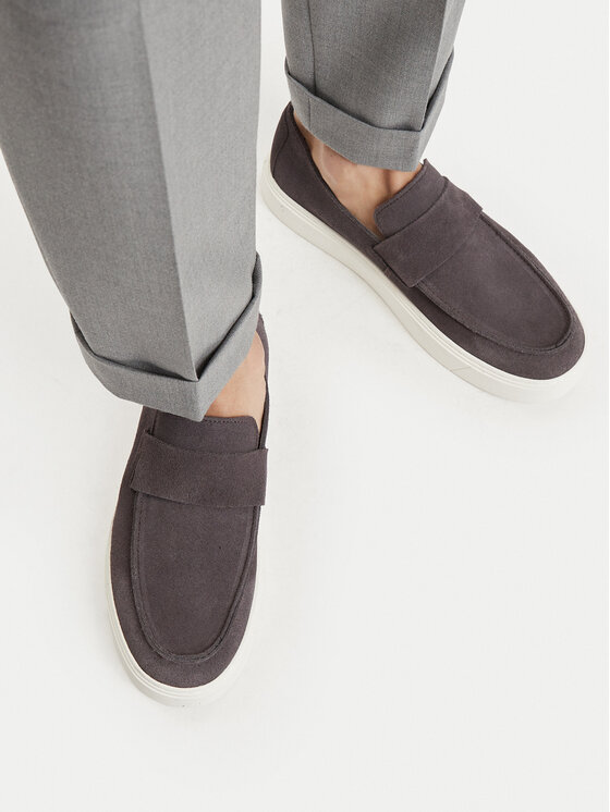 Calvin Klein Lordsy Hybrid Clean Cup Loafer Band Su HM0HM02161 Brązowy