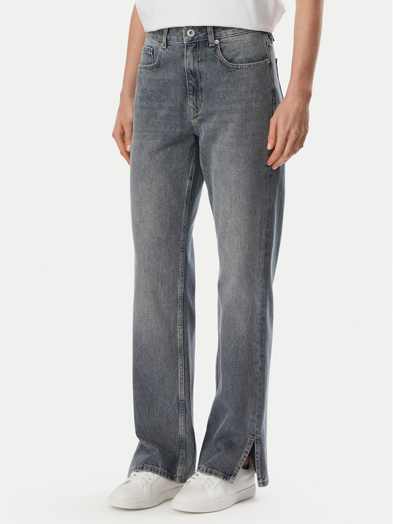 Karl Lagerfeld Jeans Jeansy B4W10039 Niebieski Straight Fit