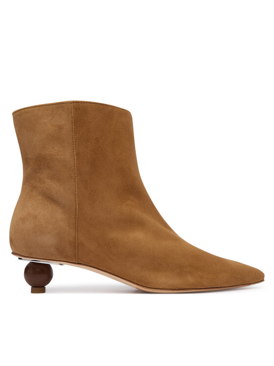 Weekend Max Mara Botki Wkacapanna 2625796014 Brązowy