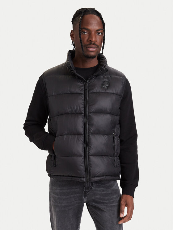 KARL LAGERFELD Kamizelka 505021 564590 Czarny Regular Fit