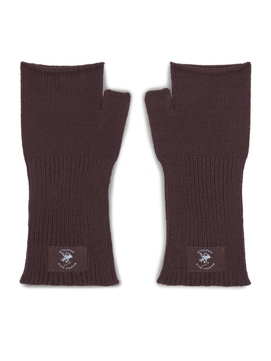 Beverly Hills Polo Club Rękawiczki Damskie CWBEO-BHPC-W6-001-AW26 Brązowy