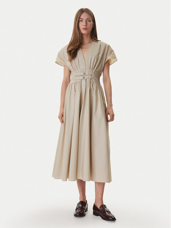 DKNY Sukienka codzienna DJ6D9194 Beżowy Regular Fit