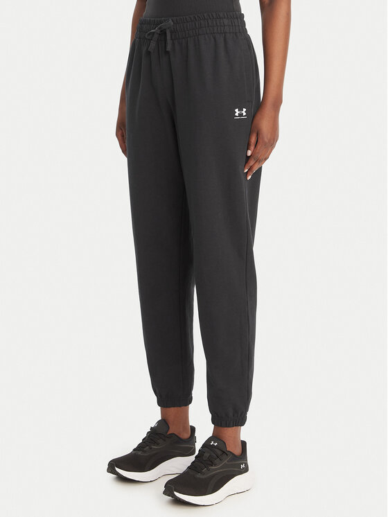 Under Armour Spodnie dresowe Sport Terry 6011020 Czarny Regular Fit