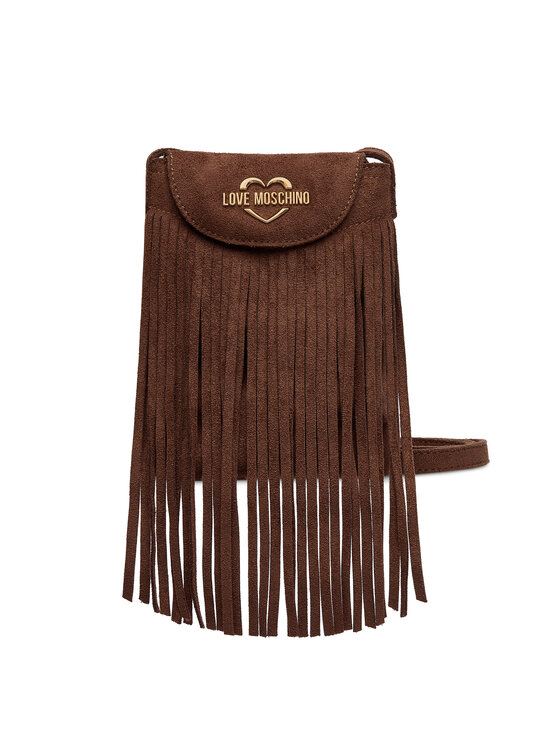LOVE MOSCHINO Torebka na telefon JC4247PP0PKM0313 Brązowy