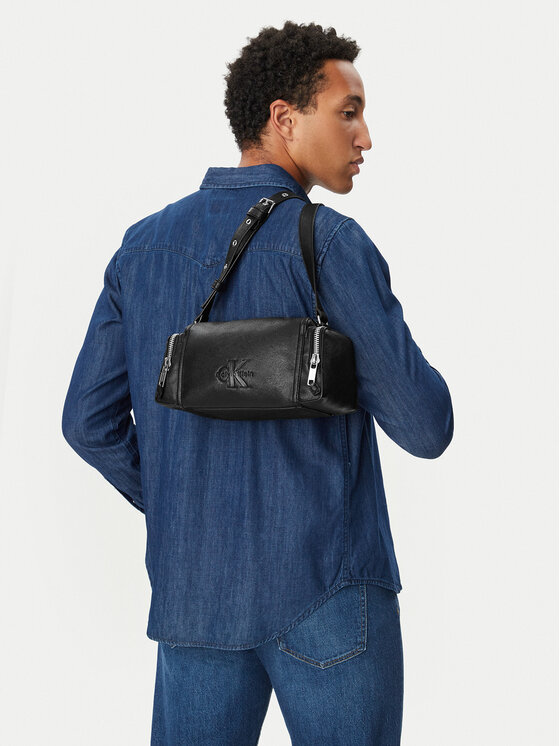Calvin Klein Saszetka Jeans Flight Bag LV04D3469G Czarny
