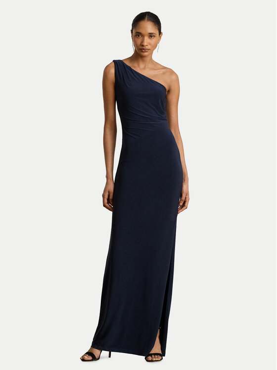 LAUREN RALPH LAUREN Sukienka wieczorowa 253P13865002 Granatowy Slim Fit