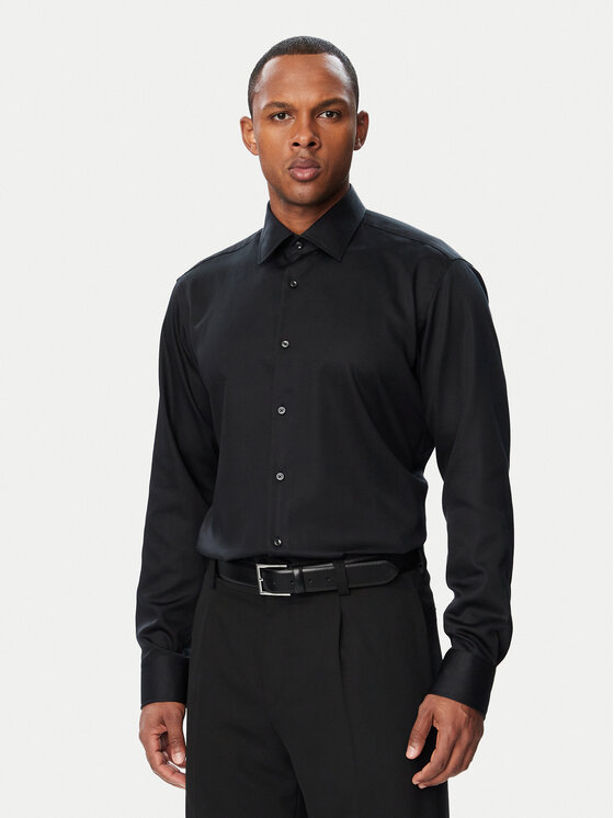 BOSS Koszula Joe 50555711 Czarny Regular Fit