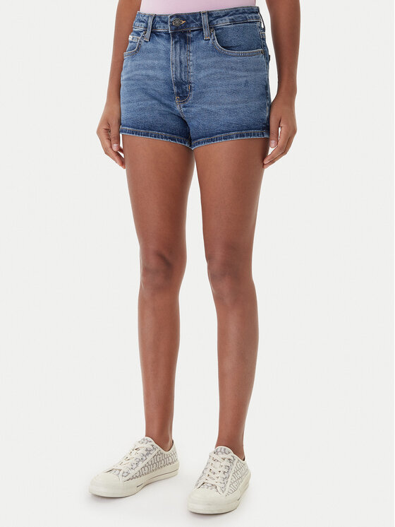 Guess Jeans Szorty jeansowe W5YD0Y D5R11 Niebieski Regular Fit