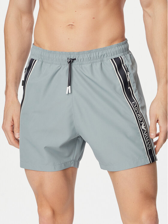 Emporio Armani Szorty kąpielowe EM000583 AF20426 U9157 Niebieski Regular Fit