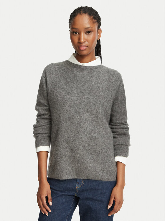 Weekend Max Mara Sweter 2625366072 Szary Regular Fit