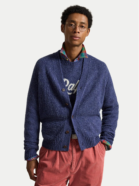 Polo Ralph Lauren Kardigan 710B27269002 Granatowy Regular Fit