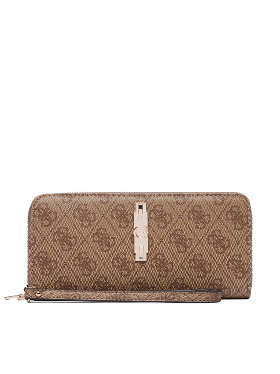 Guess Portfel Yvonne Logo Slg SWSG23 78146 Brązowy