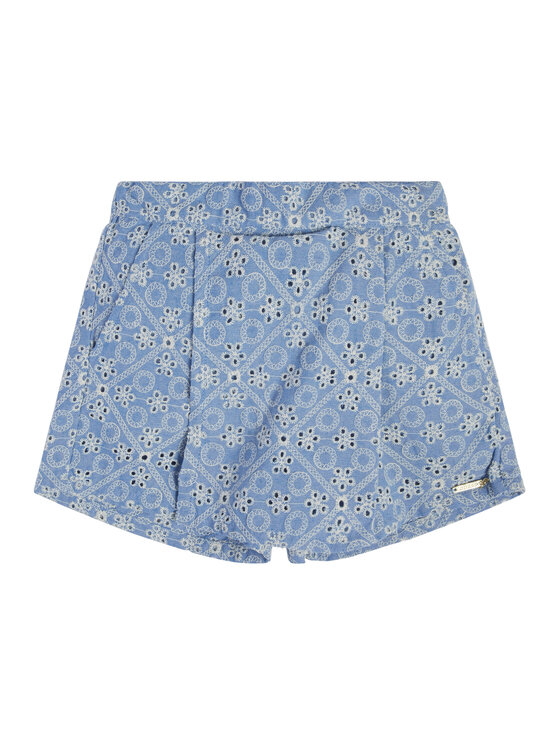 Guess Szorty materiałowe J3RD20 WF6Q0 Niebieski Loose Fit