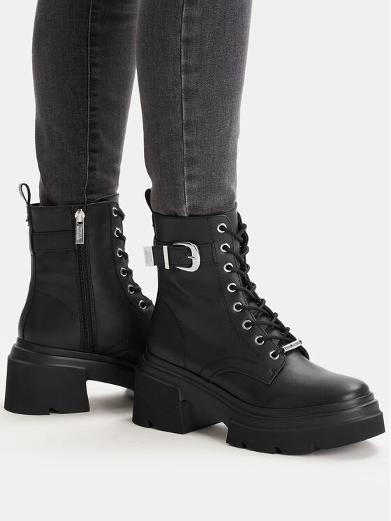 Steve Madden Trzewiki Braker SM11005039 Czarny