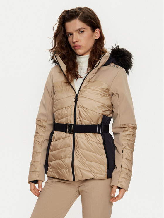 CMP Kurtka narciarska 34W4436F Beżowy Regular Fit