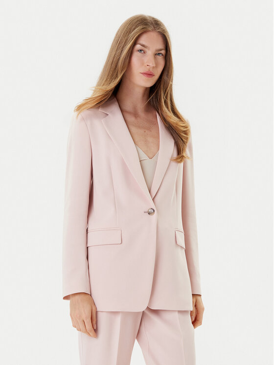 BOSS Marynarka Jocaluah 50490053 Różowy Regular Fit