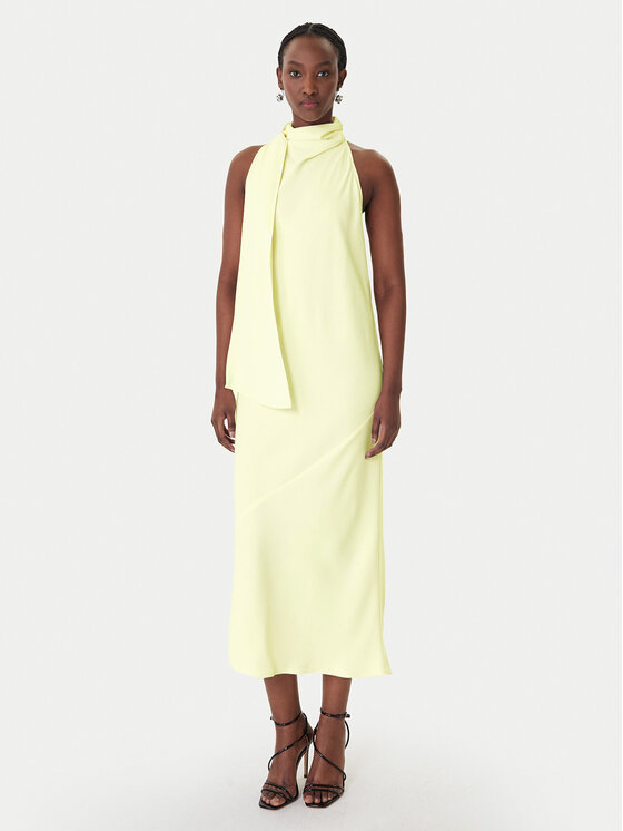 Marella Sukienka koktajlowa Ninfee 2613221083 Żółty jasny Regular Fit